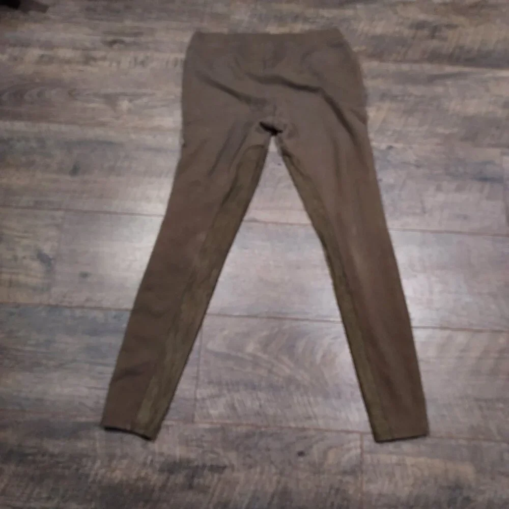 Abercrombie & Fitch Pants Youth Medium Brown Riding Equestrian Leggings - Picture 4 of 9